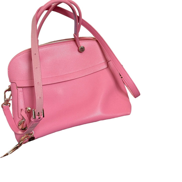 Furla Vibrant Pink Satchel with Gold Details - Picture 4 of 10